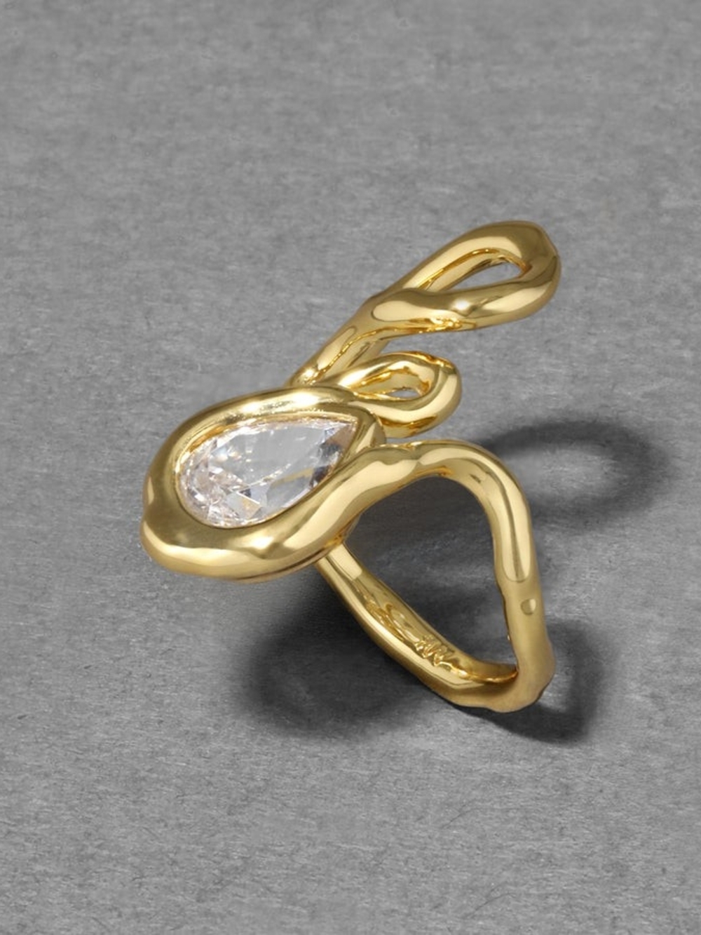 Alexis Bittar Asterales Gold Floating Vine Ring - Picture 2 of 9